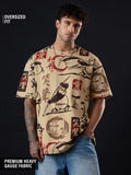 Kung Fu Panda: Sketchy Panda Oversized T-Shirts