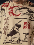 Kung Fu Panda: Sketchy Panda Oversized T-Shirts