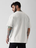 Solids: Eggshell White Oversized T-Shirts