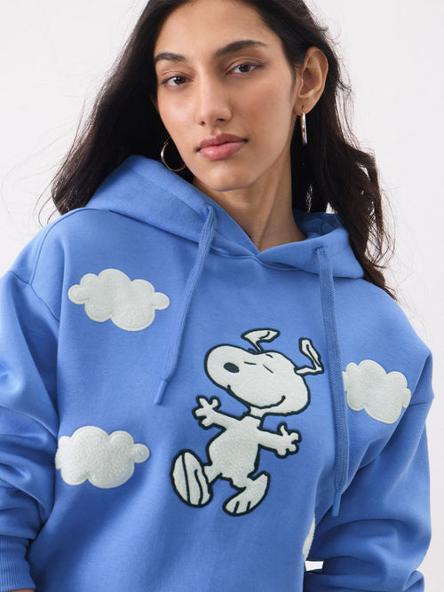 Peanuts: Cloudy Day Women Oversized Hoodies
