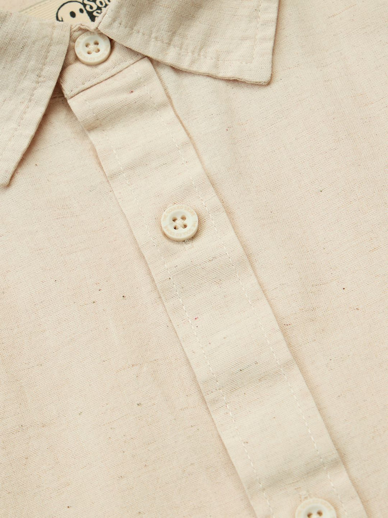 Cotton Linen: Desert Dusk Cotton Linen Shirts