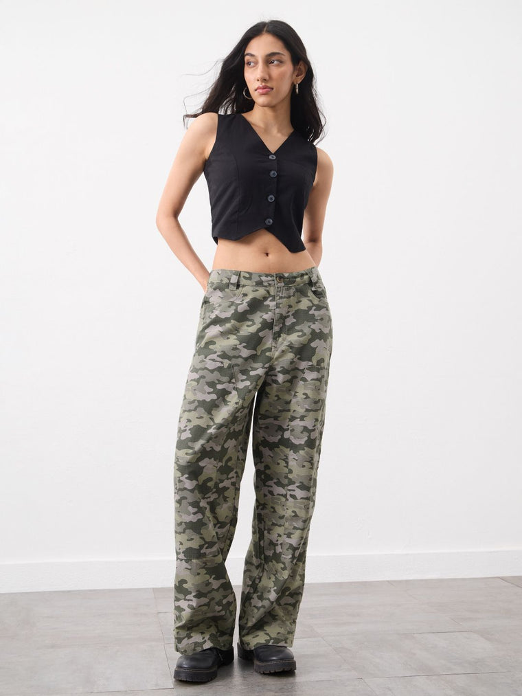 Carpenter Pants: Foxtrot Women Straight Pants