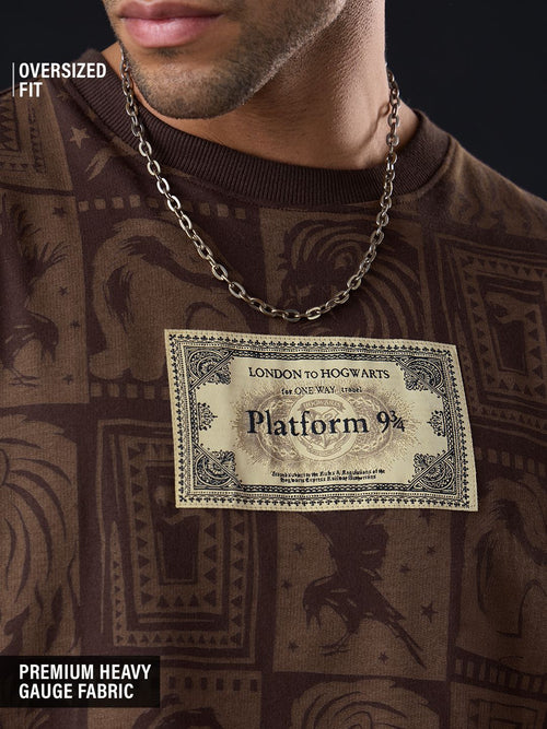Harry Potter: Platform Ticket Oversized T-Shirts