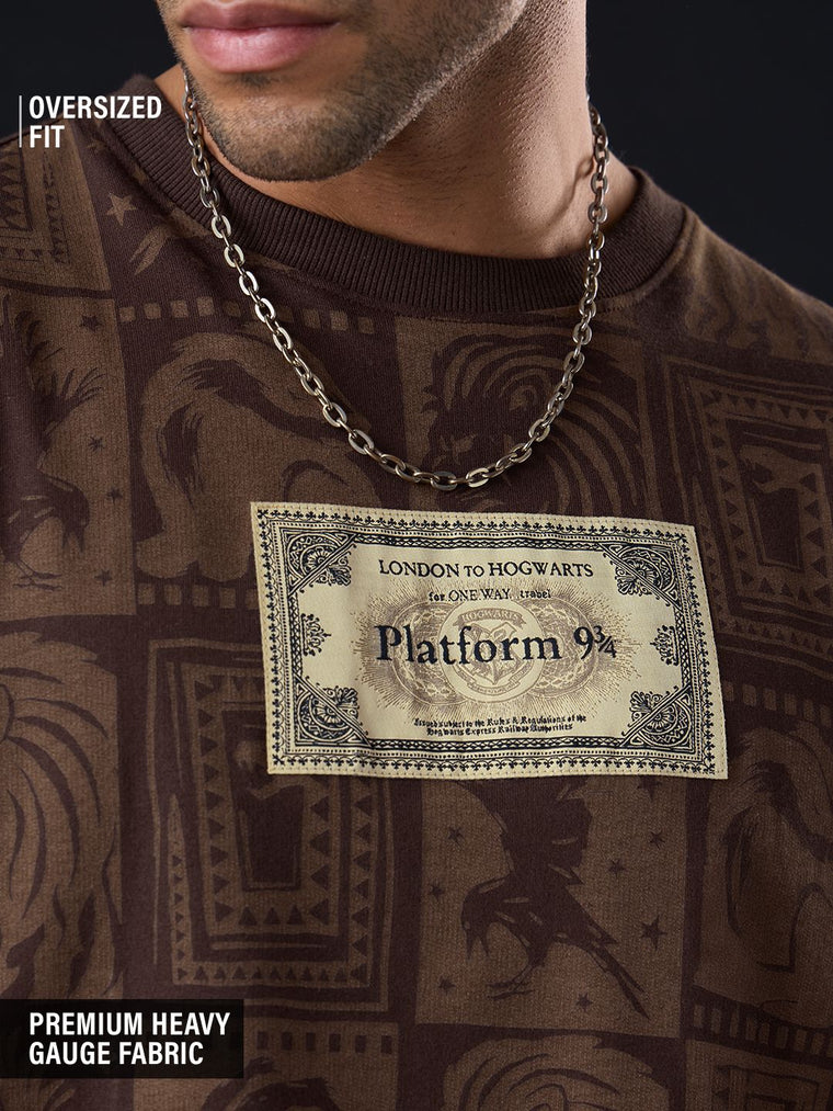 Harry Potter: Platform Ticket Oversized T-Shirts
