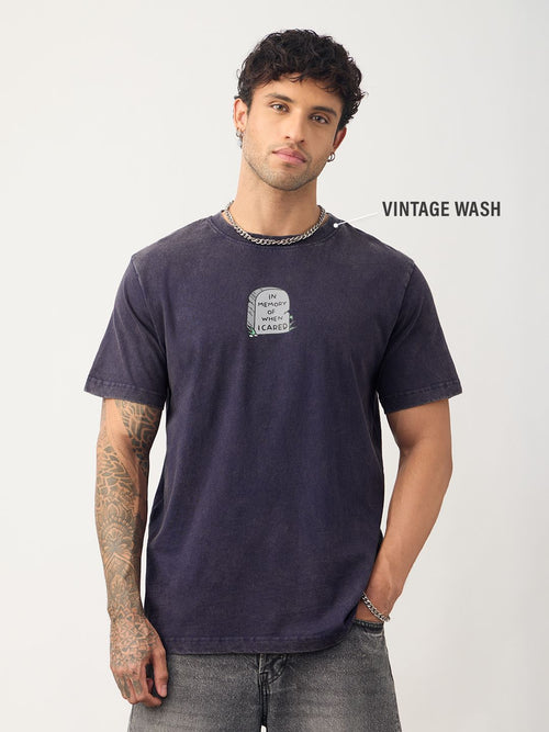 Relaxed T-Shirt: When I Cared T-Shirts