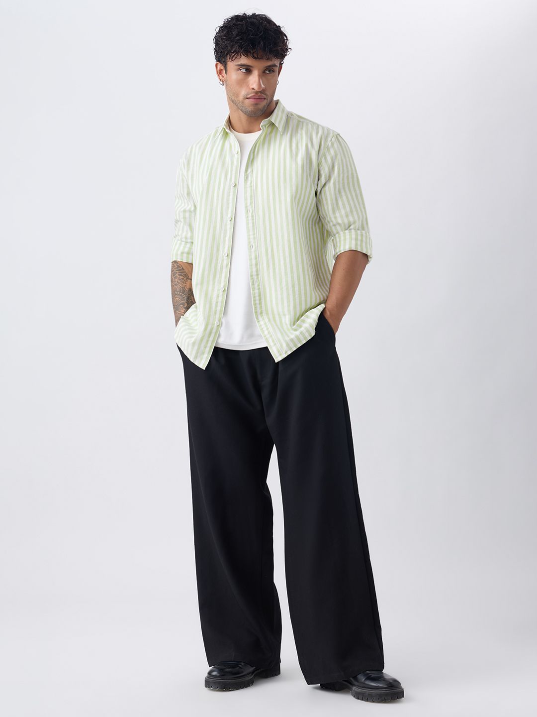 Stripes: Pistachio Shirts