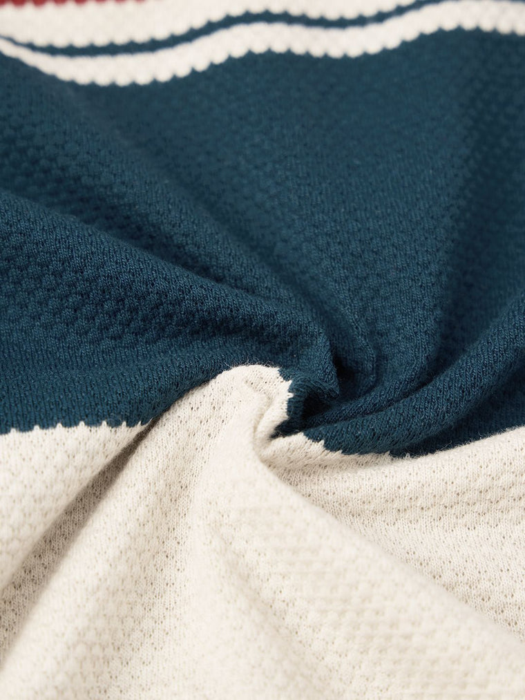Popcorn Stripes: Bricklane Men Rugby Polos