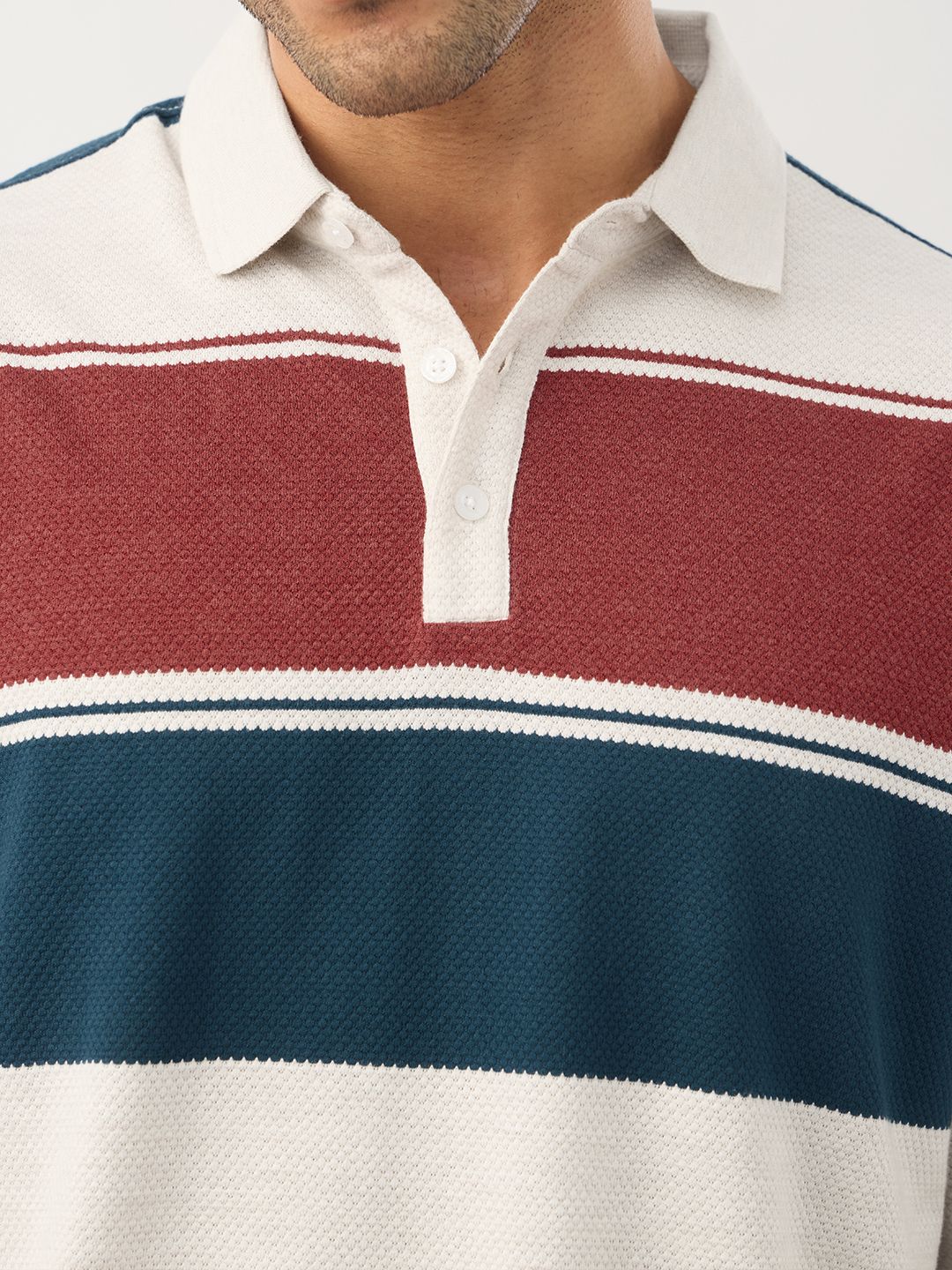 Popcorn Stripes: Bricklane Men Rugby Polos