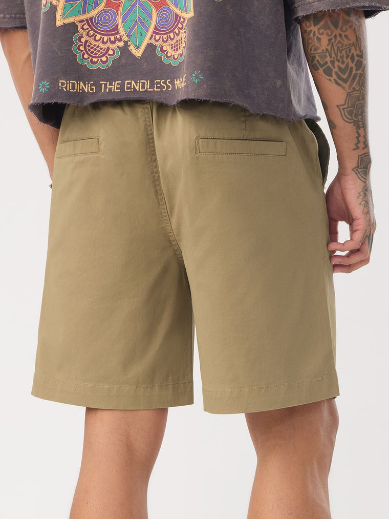 Bermuda Shorts: Camel Brown Men Bermuda Shorts