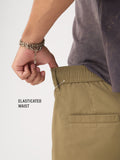 Bermuda Shorts: Camel Brown Men Bermuda Shorts