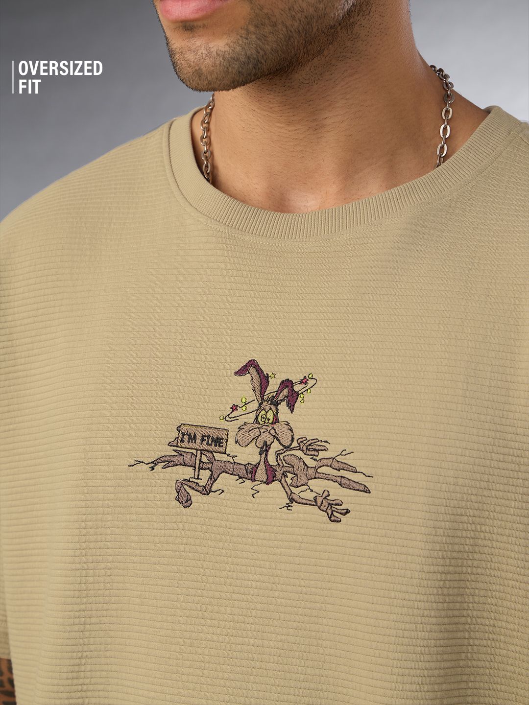 Looney Tunes: I'm Fine Oversized T-Shirts