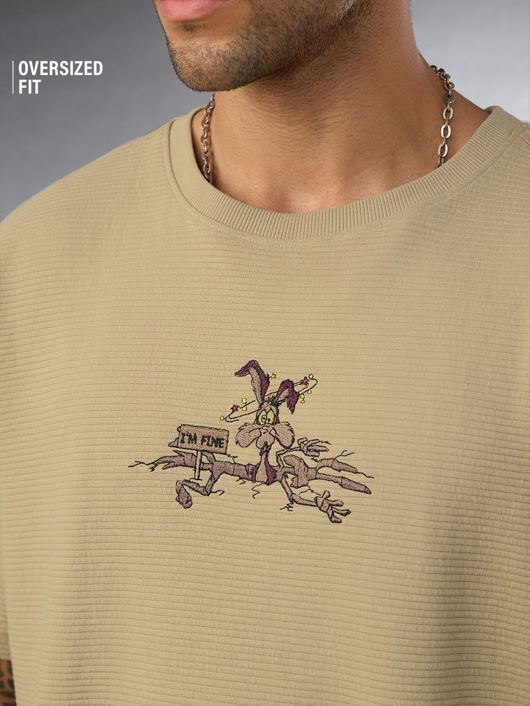 Looney Tunes: I'm Fine Oversized T-Shirts