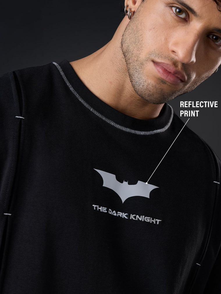 Batman: Logo (Reflective) Oversized T-Shirts
