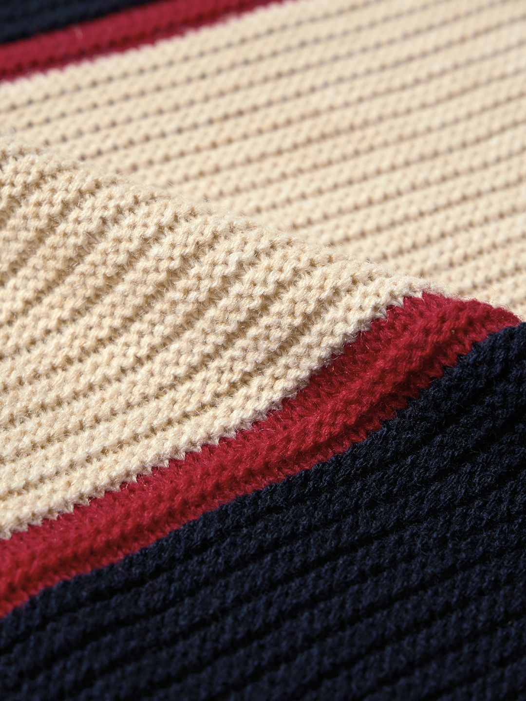 Textured Stripes: Retro Rugby Oversized Pullovers