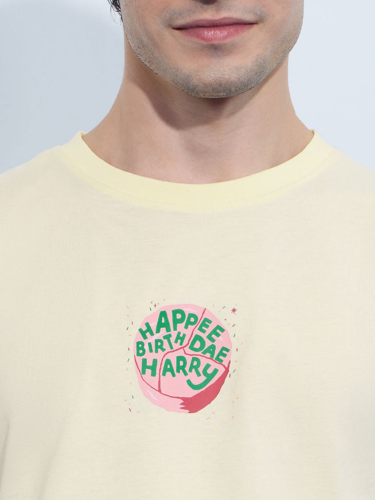 Harry Potter: Birthday Cake Men Relaxed Fit T-Shirts