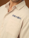 Embroidered Shirt: Harmony Fish (Relaxed Fit) Men Relaxed Shirts