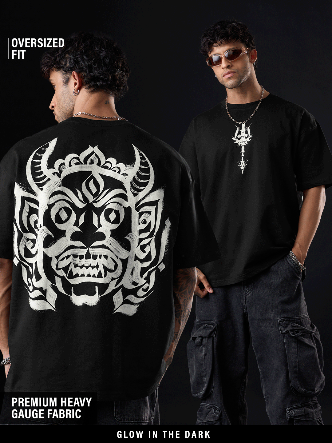 Oversized T-Shirt: Asura Bomma Oversized T-Shirts