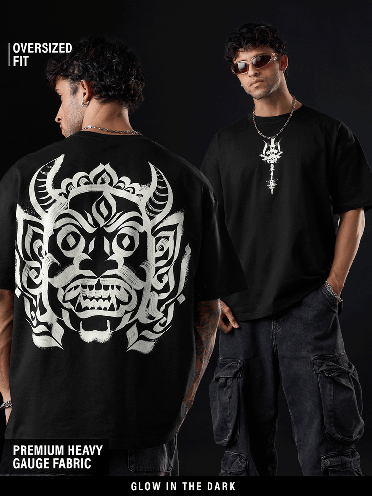 Oversized T-Shirt: Asura Bomma Oversized T-Shirts