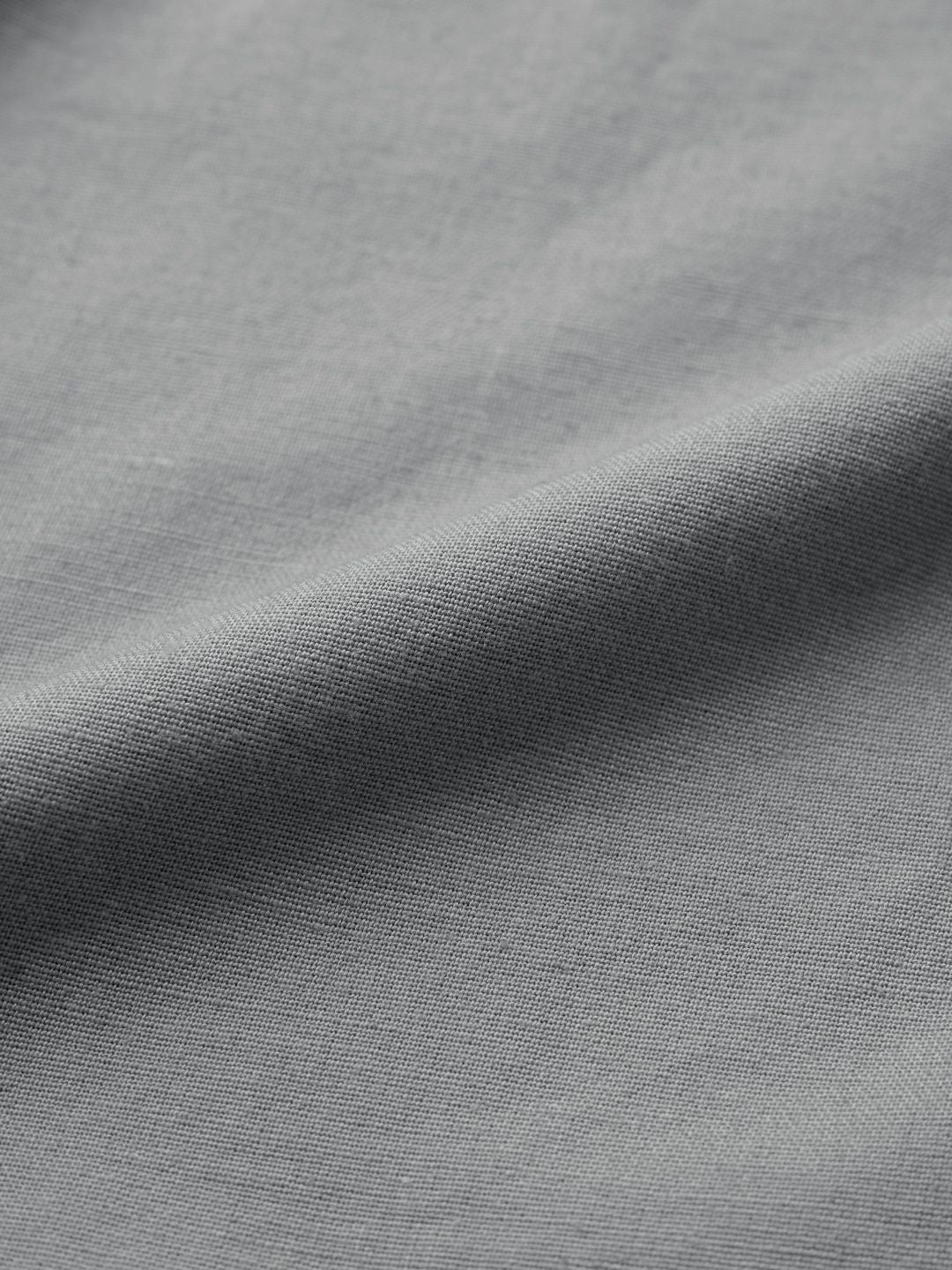 Cotton Linen Utility: Grey Oversized Shirts