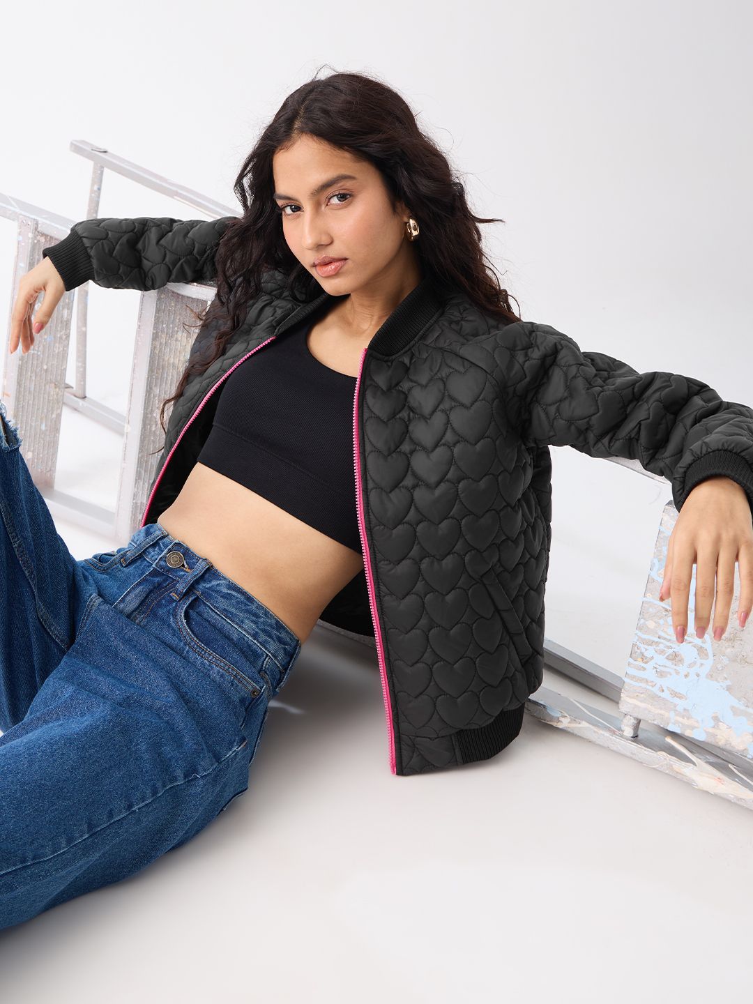Puffer Jacket: Heartfelt Women Bomber Jackets