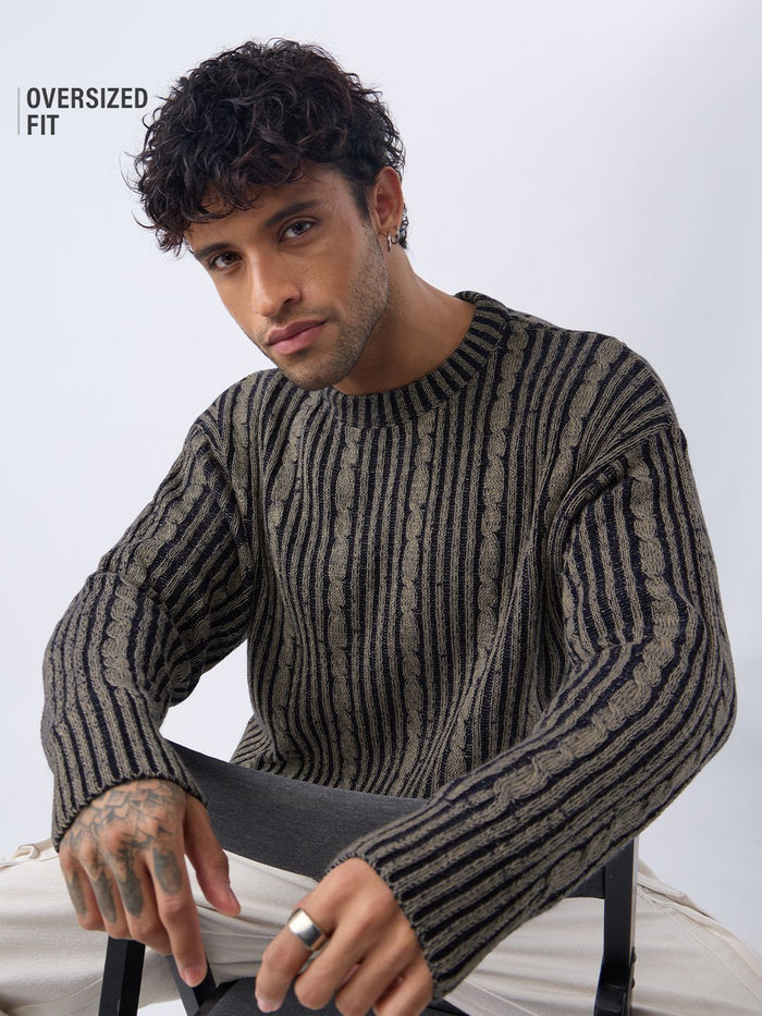 Cableknit: Gradient Oversized Pullovers