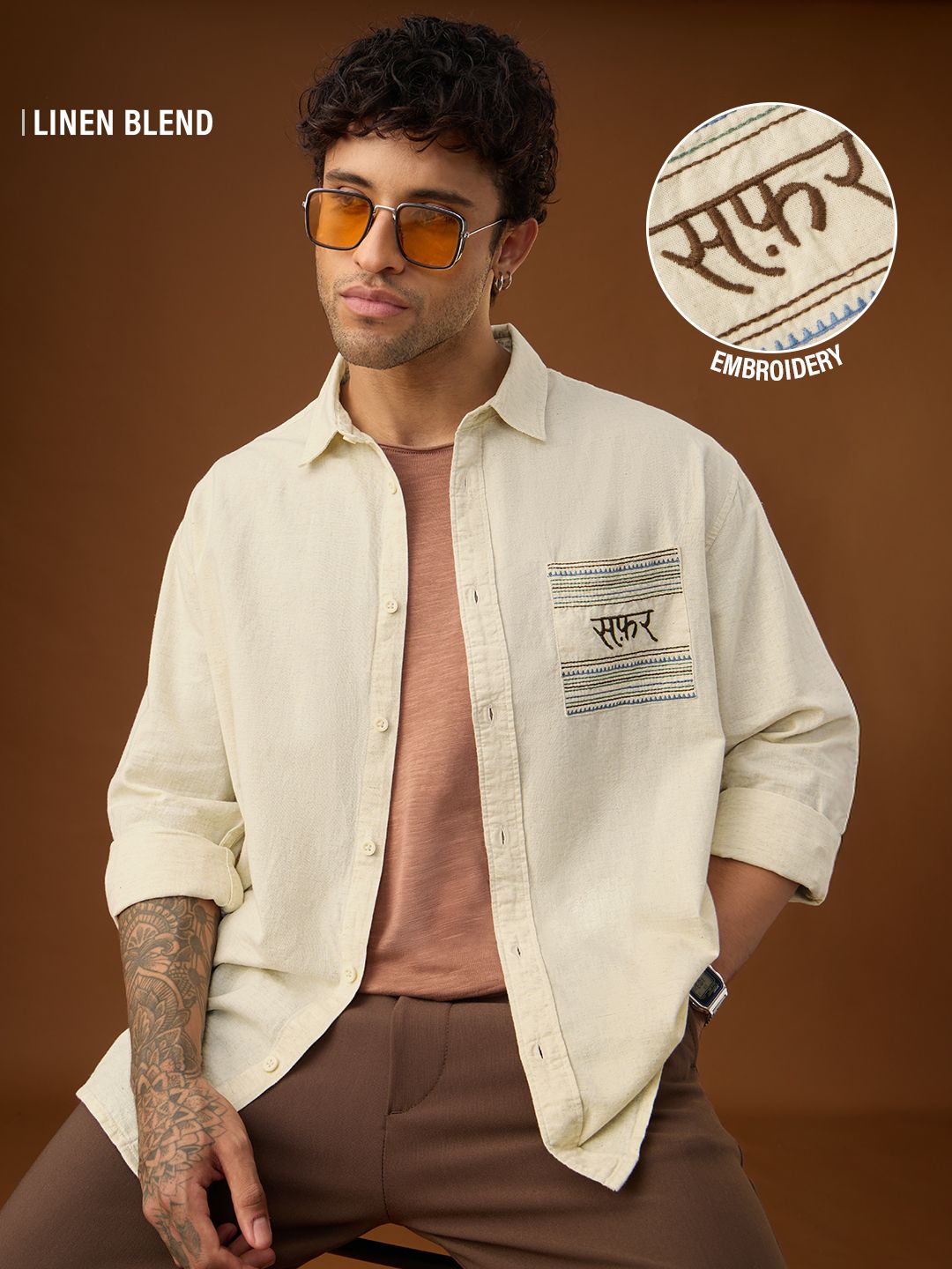 Cotton Linen: Safar Cotton Linen Shirts