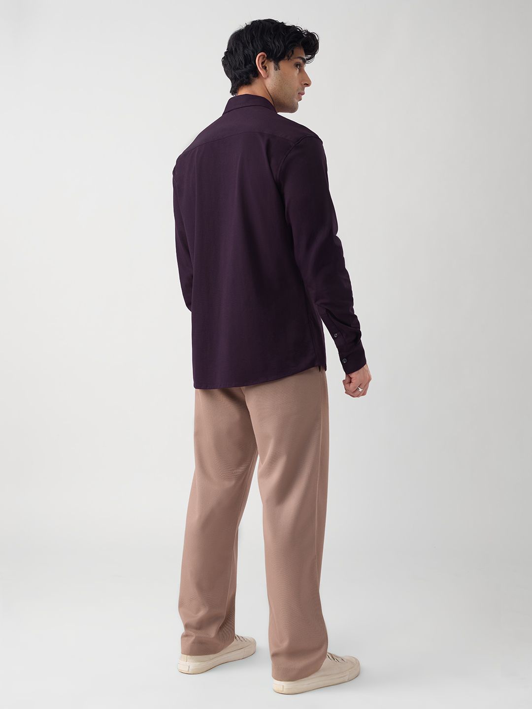 Textured Shirt: Mulberry Men Textured Shirts