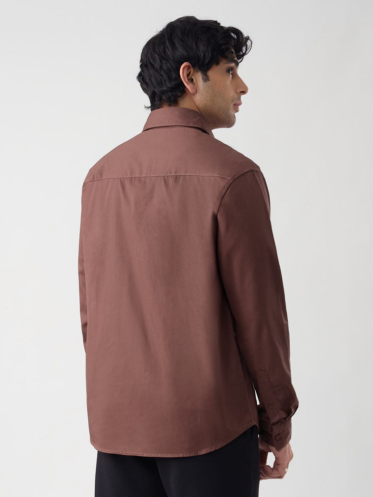 Utility Shirt: Merlot Men Utility Shirts