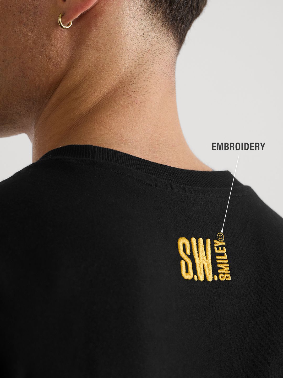 S.W.SMILEY: Winkle Oversized T-Shirts