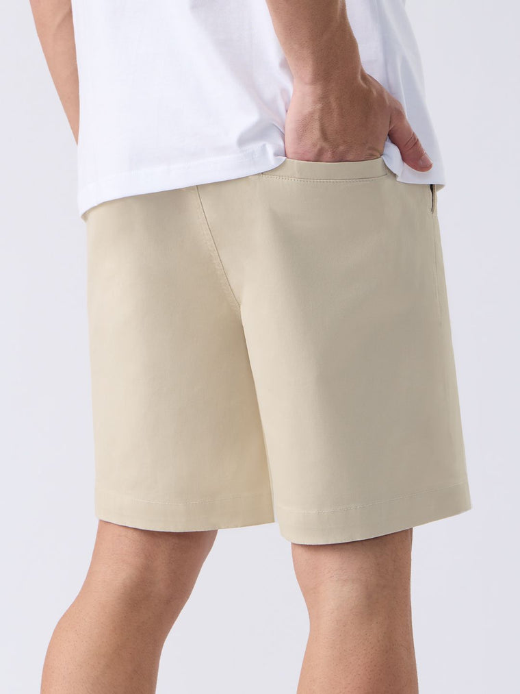 Bermuda Shorts: Pale Taupe Men Bermuda Shorts