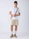 Bermuda Shorts: Pale Taupe Men Bermuda Shorts