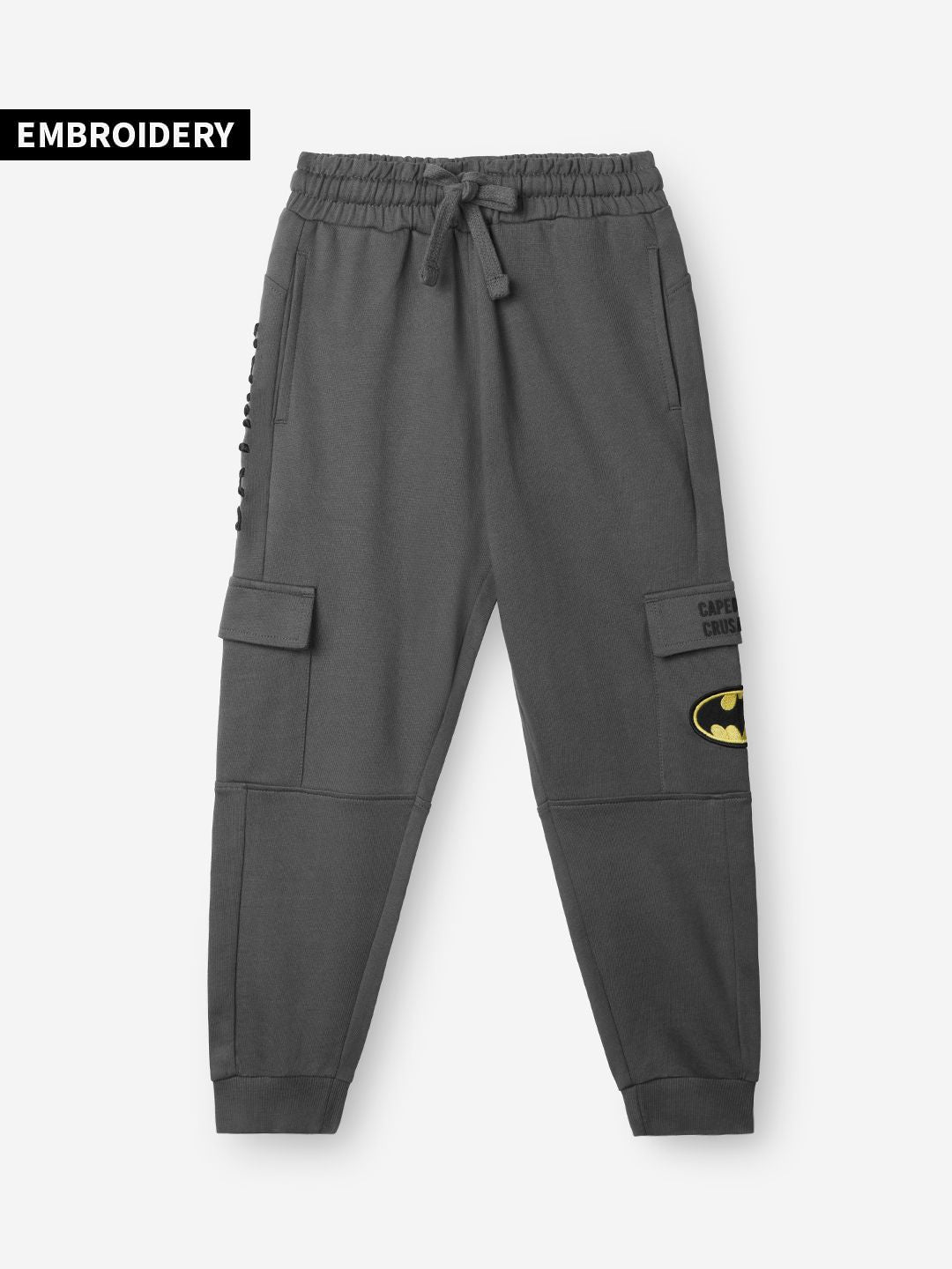 Batman: Caped Crusader Boys Cargo Joggers (2-8 Yrs)