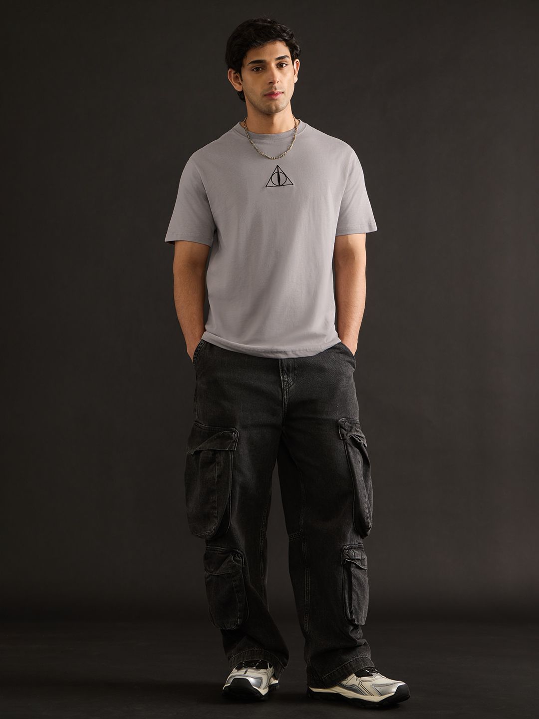 Harry Potter: Hallows Men Relaxed Fit T-Shirts
