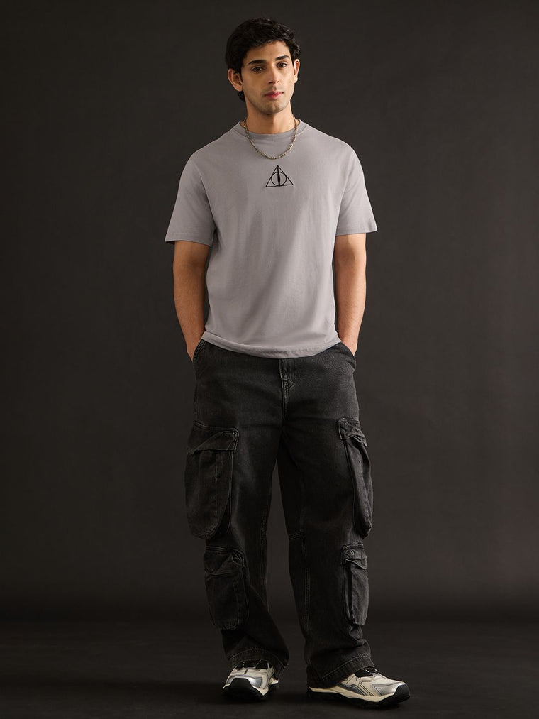 Harry Potter: Hallows Men Relaxed Fit T-Shirts