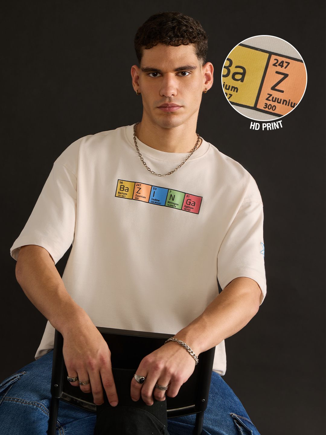TBBT: Chemical Bazinga Oversized T-Shirts