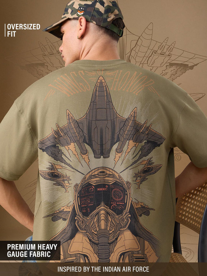 Freedom: Wings Of Honour Oversized T-Shirts