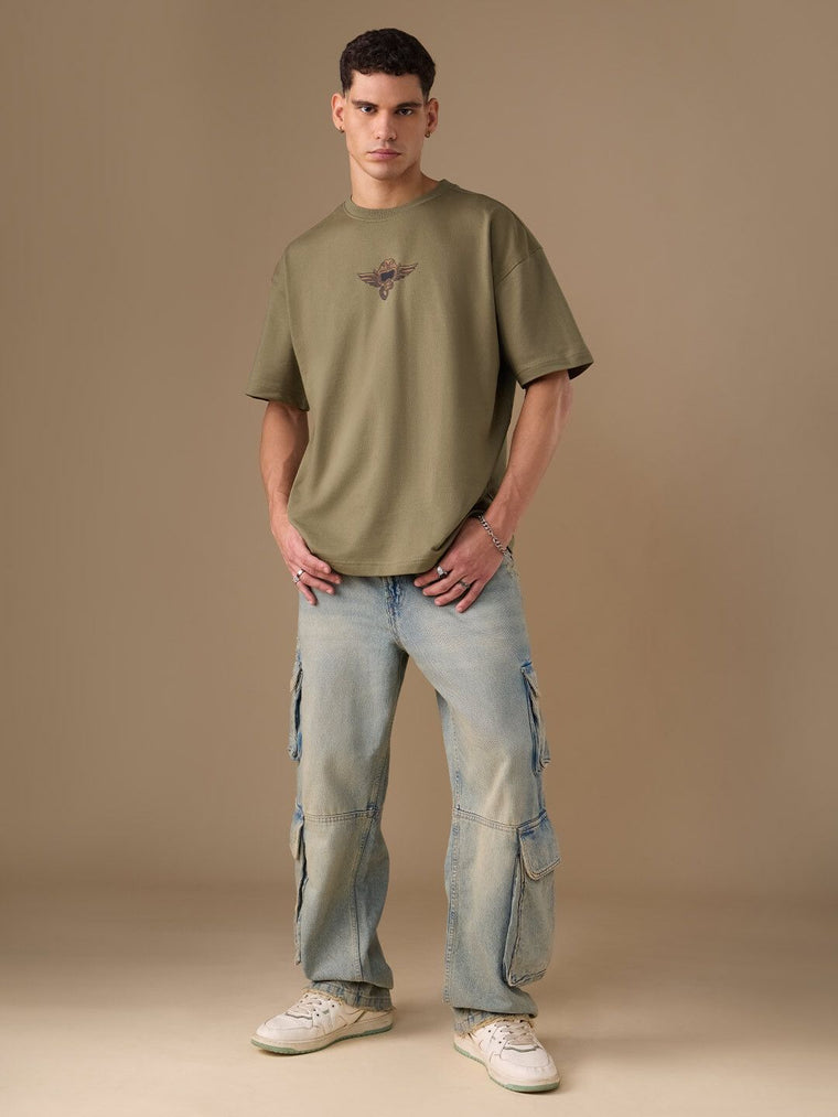 Freedom: Wings Of Honour Oversized T-Shirts