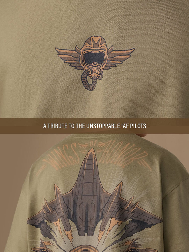 Freedom: Wings Of Honour Oversized T-Shirts