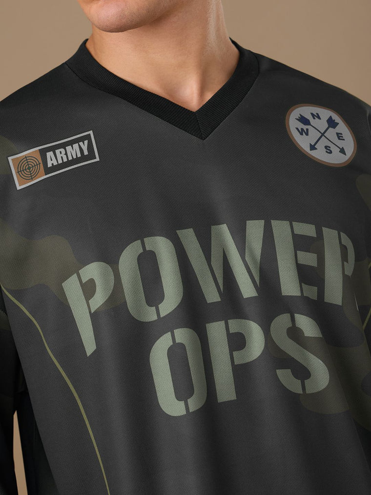 Freedom: Power Ops Oversized Full Sleeve T-Shirts