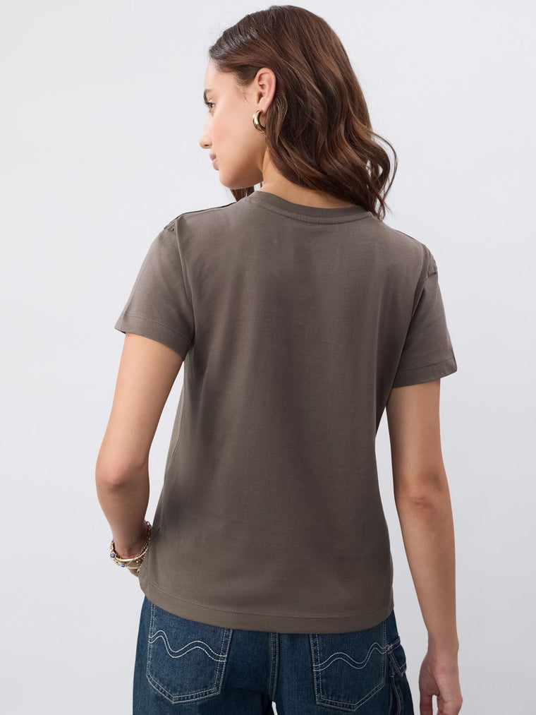 Tom & Jerry: Hanging Jerry Women Regular T-Shirts