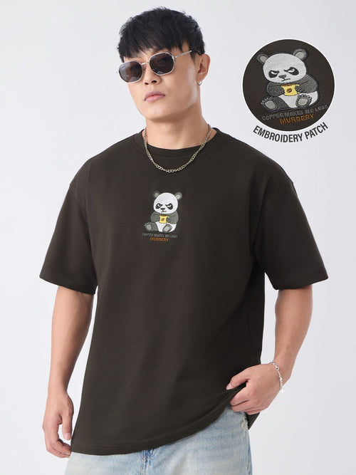 TSS Originals: Caffeine Panda Oversized T-Shirts