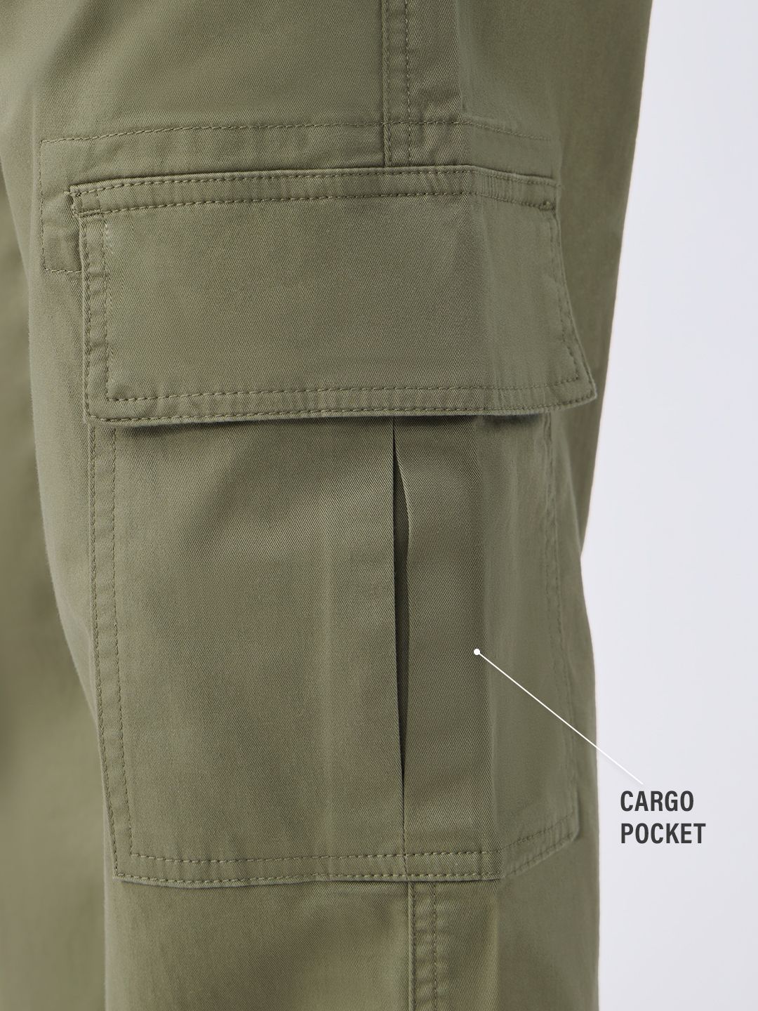 Cargo Pants: Olive Men Cargo Pants