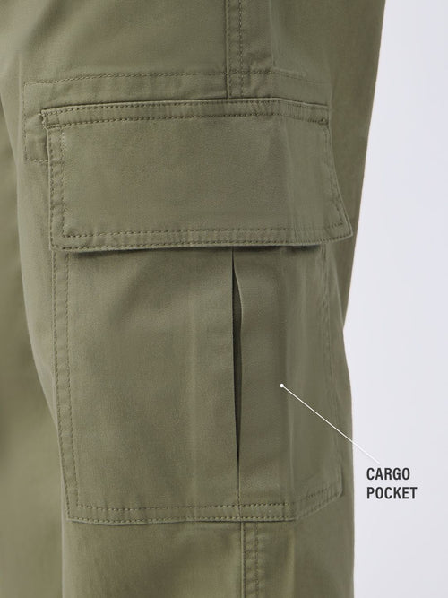 Cargo Pants: Olive Men Cargo Pants