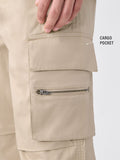Parachute Pants: Creamy Beige Men Parachute Pants