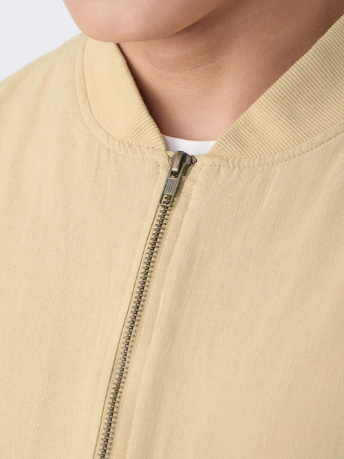 Cotton Linen Jacket: Dune Overshirts