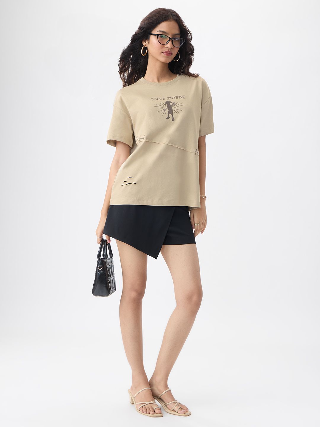 Harry Potter: Free Dobby Women Oversized T-Shirts