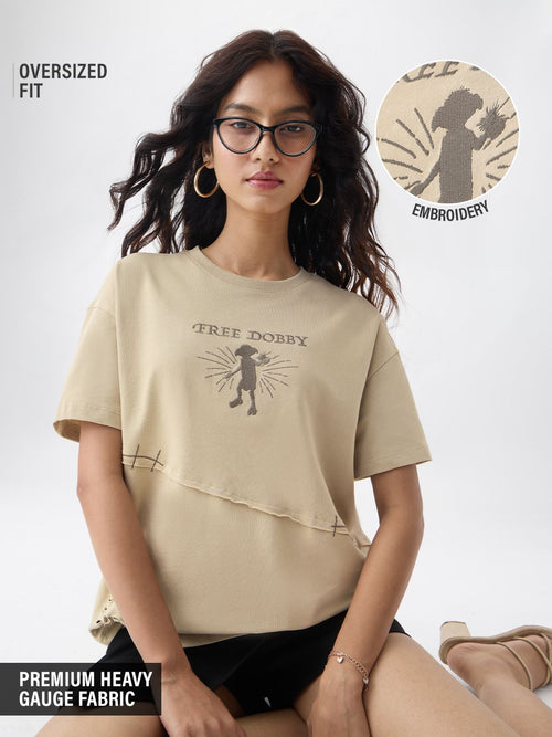 Harry Potter: Free Dobby Women Oversized T-Shirts