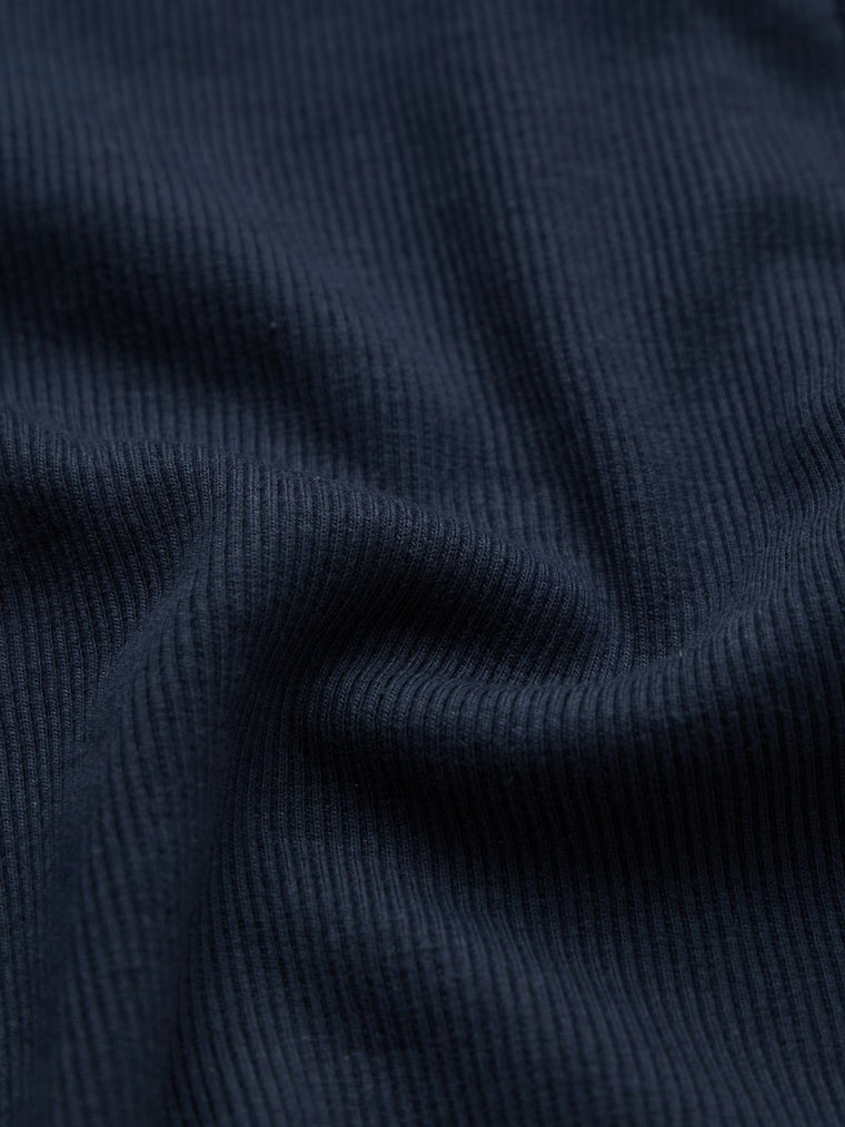 Ribbed Tank Top: Midnight Mood Women Knit Tops
