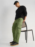 Parachute Pants: Combat Moss Men Parachute Pants