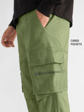 Parachute Pants: Combat Moss Men Parachute Pants